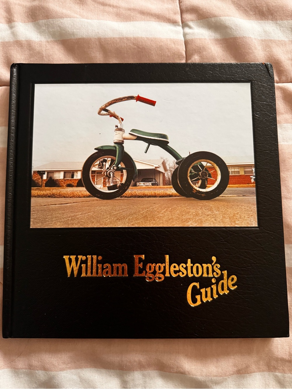 William Eggleston's Guide Hardcover Art Photo Book - Black with Gold Text